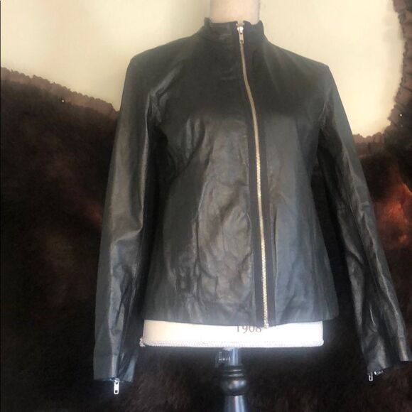 DKNY leather jacket MP (2668) - Picture 1 of 7